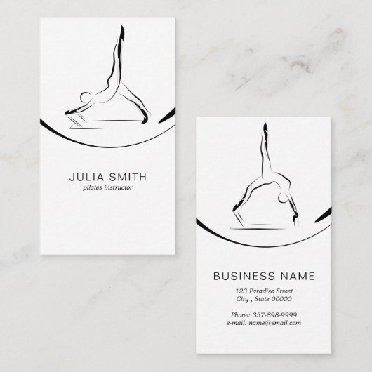 改革者にポーズを取る2人 名刺 (正面/裏面)