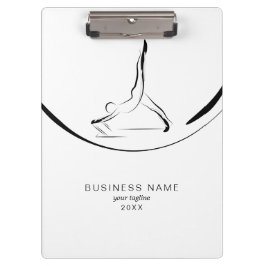 改革者に対する二つのピラティスのポーズ |色 クリップボード