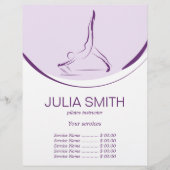 改革者に対する二つのピラティスのポーズ |色 チラシ (正面)