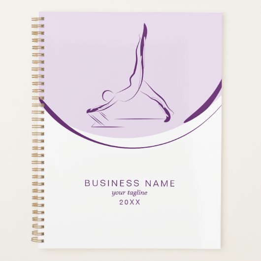 改革者に対する二つのピラティスのポーズ |色 プランナー手帳 (正面)