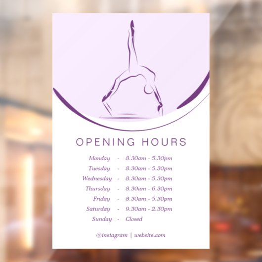 改革者のピラティス |色 ウィンドウサイン (シート2)