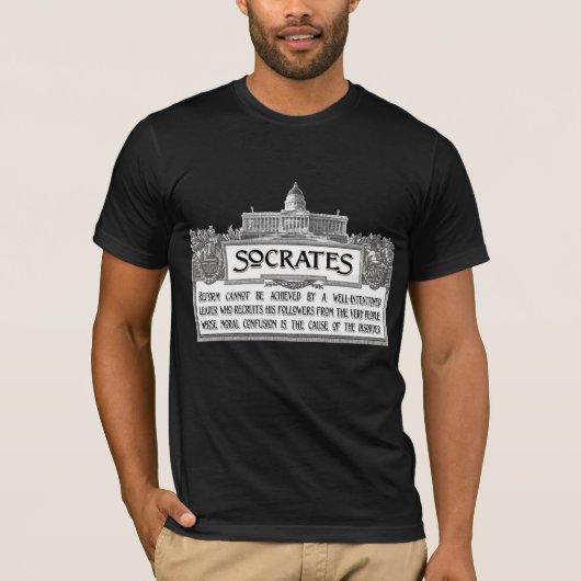 改革者のSocrates Tシャツ (正面)