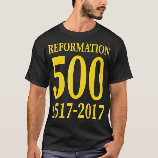 改革500周年記念日 15172017 Tシャツ (正面)