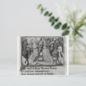 攻城戦のシャルル七世とジョアン・アーク ポストカード (スタンド正面)