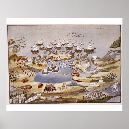 攻城海戦、プレート13 「絵画作品H」 ポスター (正面)