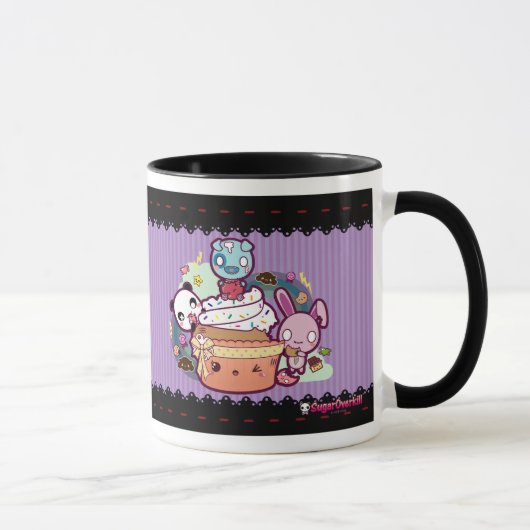 攻撃されるかわいいのカップケーキ! マグカップ (右)