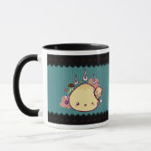 攻撃されるかわいいのパン! マグカップ (左)