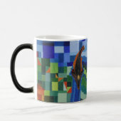 攻撃されるヒクイドリ族 モーフィングマグカップ (左)