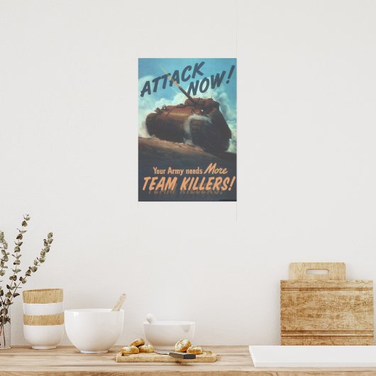 攻撃しろ! ポスター (キッチン)