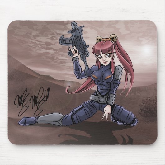 攻撃の日本製アニメのmousepad マウスパッド (正面)