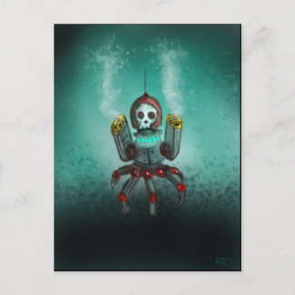 攻撃ロボット ポストカード