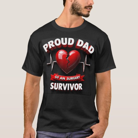 攻撃後回復開放的ハート手術 Tシャツ (正面)