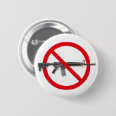 攻撃用武器-銃砲規制へのいいえ 缶バッジ (正面&裏面)