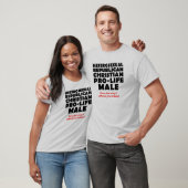攻撃的な共和党員の男性クリスチャンTシャツ ジョーク Tシャツ (ユニセックス)