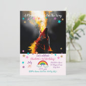 攻撃的な狼の頭 招待状 (スタンド正面)