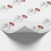 攻撃的なTシャツを締めて下さい ラッピングペーパー (角)