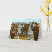 攻撃開始日のメッセージカード カード (黄色い花)