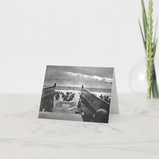 攻撃開始日- 1944年のノルマンディーの侵入 カード (正面)