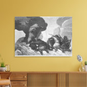 攻撃 キャンバスプリント (インサイチュ (リビング))