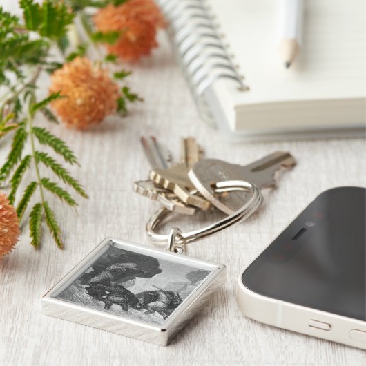 攻撃 キーホルダー (側面)