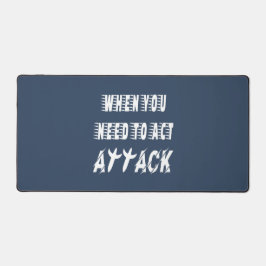 攻撃 デスクマット