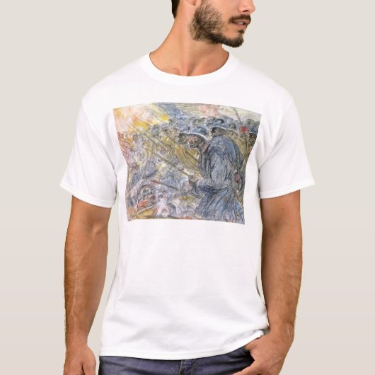 攻撃、ベルダン Tシャツ (正面)