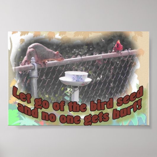 放して誰も傷つけない！ ポスター (正面)