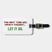 放して ラゲッジタグ (正面横)