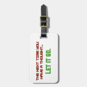 放して ラゲッジタグ (正面縦)