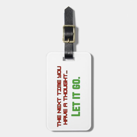 放して ラゲッジタグ (正面縦)