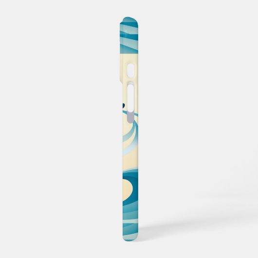 放し、流す – 優しい癒しの引用文 iPhone 16ケース (左側面)