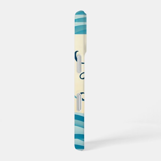 放し、流す – 優しい癒しの引用文 iPhone 16ケース (右側面)