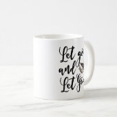 放し、神のマグの聖なる書物、経典の引用文を許可して下さい コーヒーマグカップ (正面右)