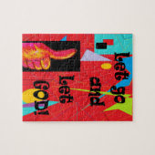 放し、神を許可して下さい ジグソーパズル (横)