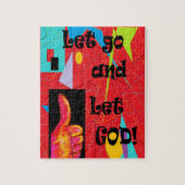 放し、神を許可して下さい ジグソーパズル (縦)