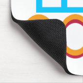 放し、許可して下さい神(元のタイポグラフィ)を マウスパッド (コーナー)