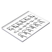 放せ!やる気を起こさせる書引用文 ノートブック (左側)