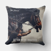 「放せ、引っ張られよ」と強力な馬 クッション (正面)