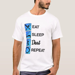 放つことは睡眠の投げ矢の繰り返しのヘビウ科ルーチンギフトを食べます Tシャツ
