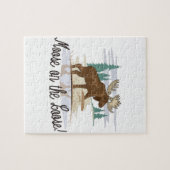 放任されたアメリカヘラジカ! ジグソーパズル (横)