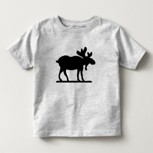 放任されたアメリカヘラジカ トドラーTシャツ