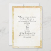 放任されたサスカッチ 招待状 (裏面)