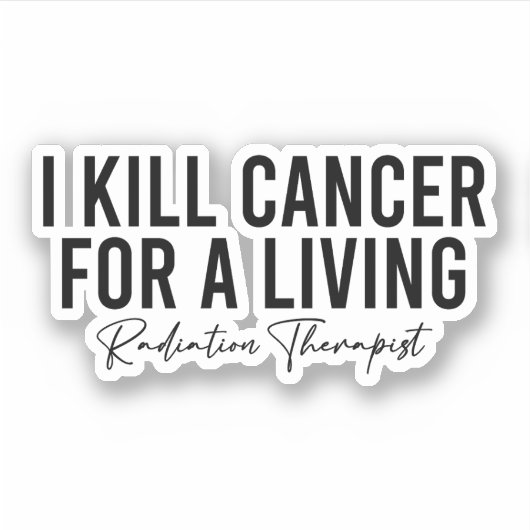 放射おもしろいセラピスト シール (正面)