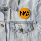 放射および原子力へのいいえ 缶バッジ (インサイチュ)