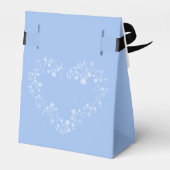 放射きらめく春開花結婚の フェイバーボックス (裏面サイド)