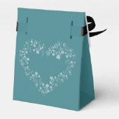 放射きらめく春開花結婚の フェイバーボックス (裏面サイド)