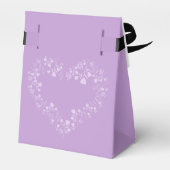 放射きらめく春開花結婚の フェイバーボックス (裏面サイド)