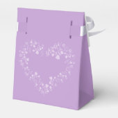 放射きらめく春開花結婚の フェイバーボックス (裏面サイド)