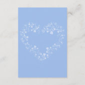 放射きらめく春開花 エンクロージャーカード (裏面)