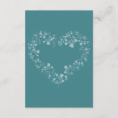 放射きらめく春開花 エンクロージャーカード (裏面)